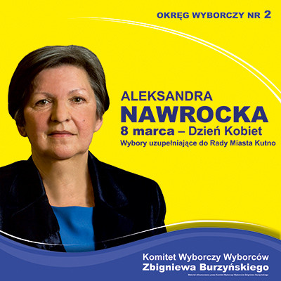 Kandydatka na radną Rady Miasta Kutno - Aleksandra Nawrocka - Zdjęcie główne
