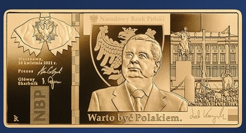 Ludzie oszaleli na punkcie banknotu i monety z wizerunkiem Lecha Kaczyńskiego - Zdjęcie główne
