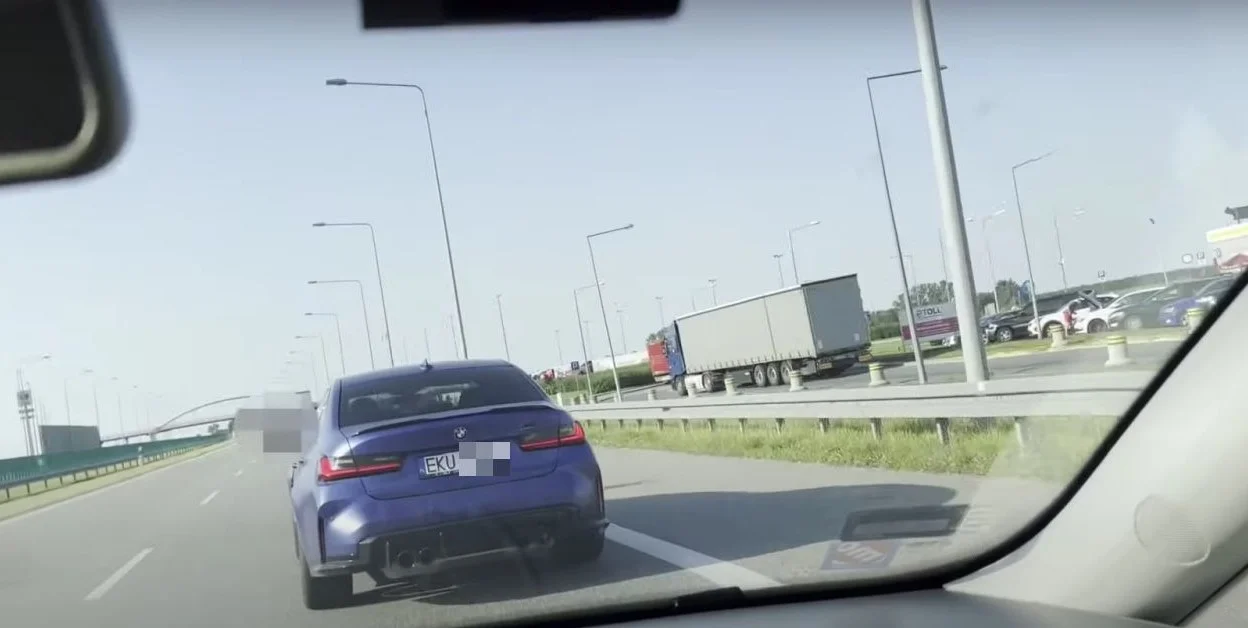 Kierowca BMW z powiatu kutnowskiego „zaszalał” na autostradzie. Mogło dojść do wypadku? [ZDJĘCIA] - Zdjęcie główne