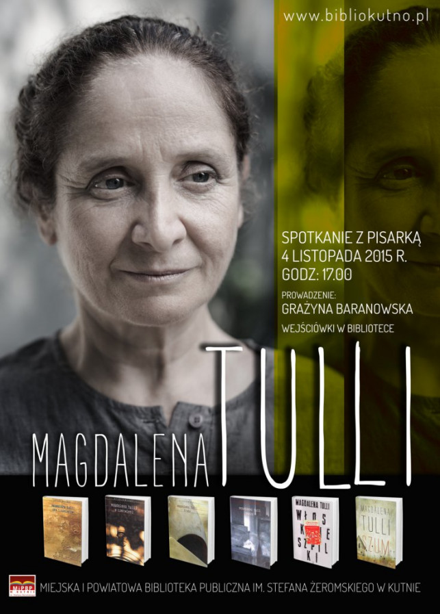 Spotkanie z Magdaleną Tulli - Zdjęcie główne