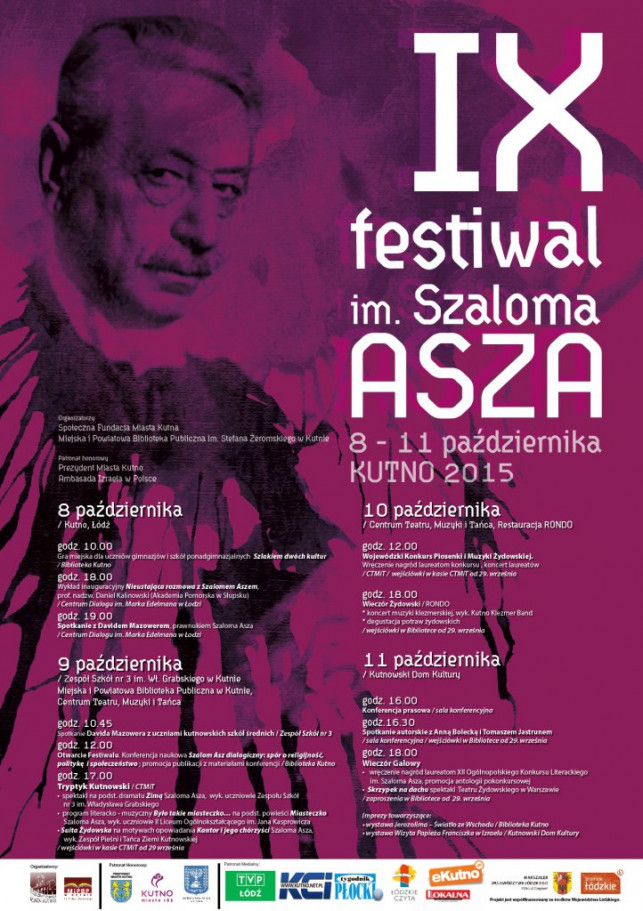 IX Festiwal im. Szaloma Asza - Zdjęcie główne