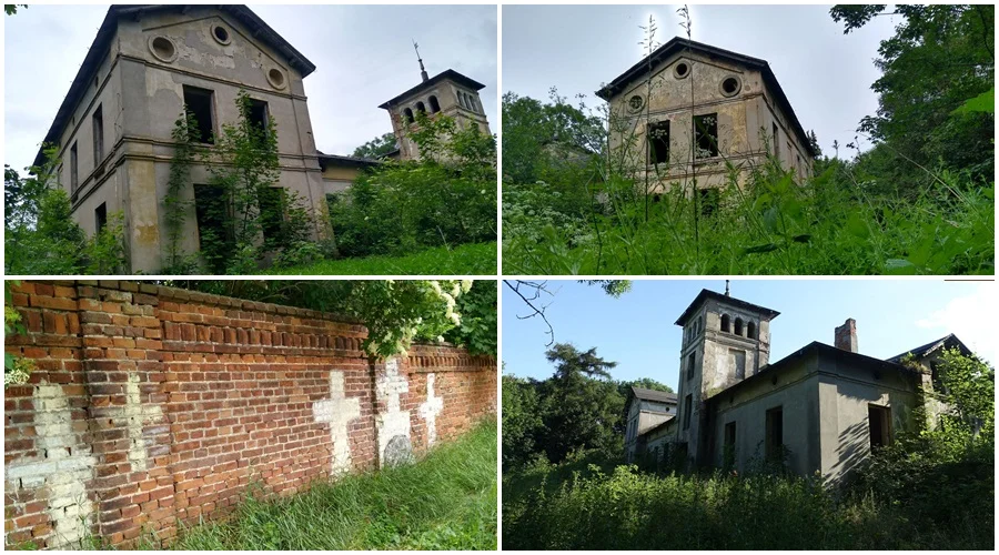 W Kutnie i w okolicach: Popadający w ruinę okazały budynek niedaleko Krośniewic [ZDJĘCIA] - Zdjęcie główne