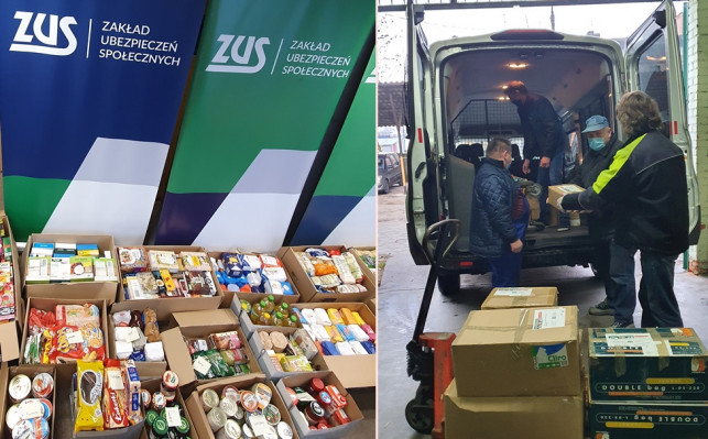 [FOTO] Pracownicy ZUS zebrali 200 kg żywności. Jedzenie trafi do potrzebujących z naszego regionu - Zdjęcie główne