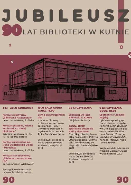 90 lat kutnowskiej biblioteki - Zdjęcie główne