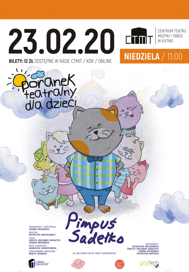 CTMiT: Pimpuś Sadełko – Poranek Teatralny dla Dzieci - Zdjęcie główne