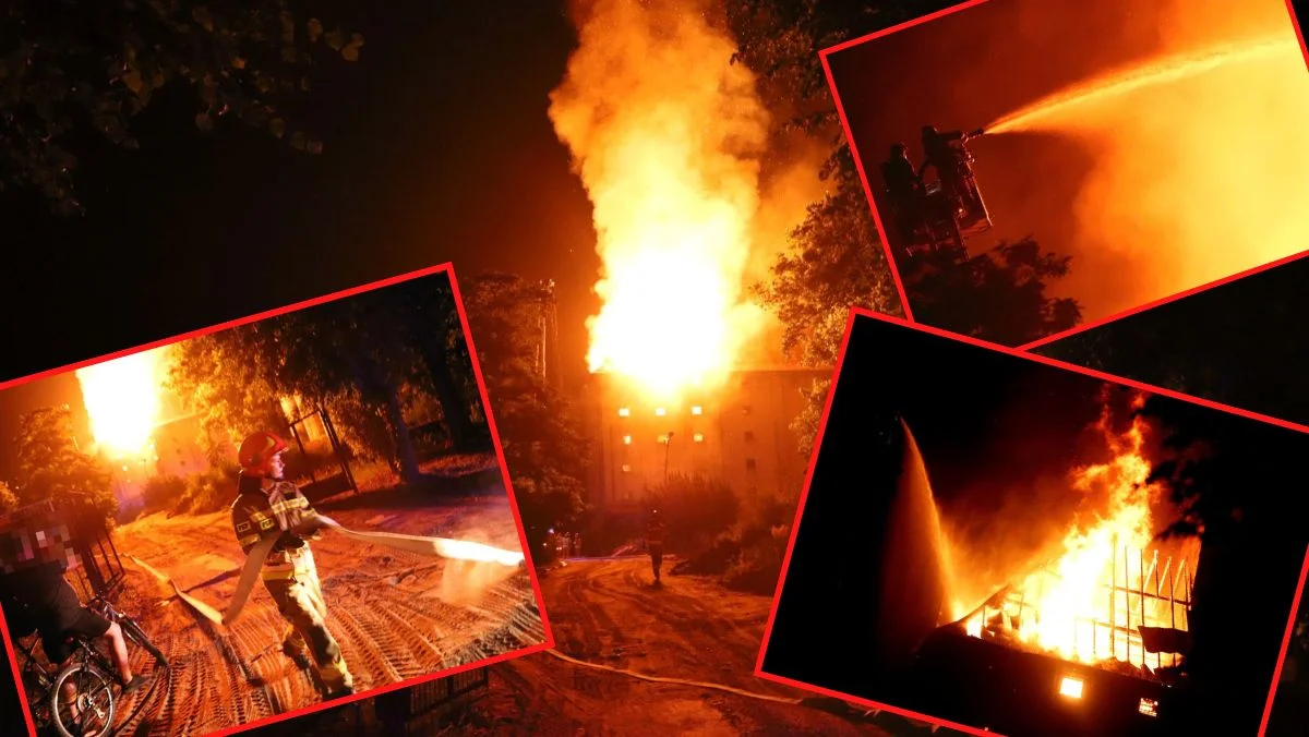 Potężny pożar w Kutnie. Słup dymu i ognia nad miastem, w akcji bardzo liczne siły straży [ZDJĘCIA/WIDEO] - Zdjęcie główne