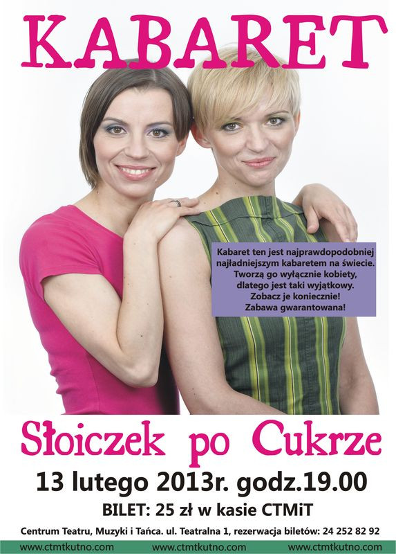 Występ kabaretu Słoiczek po Cukrze - Zdjęcie główne
