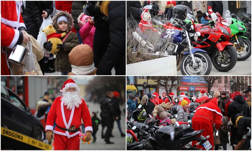 Moto Mikołaje przejechali przez Kutno! Trwa finał akcji na Placu Wolności [ZDJĘCIA/WIDEO] - Zdjęcie główne