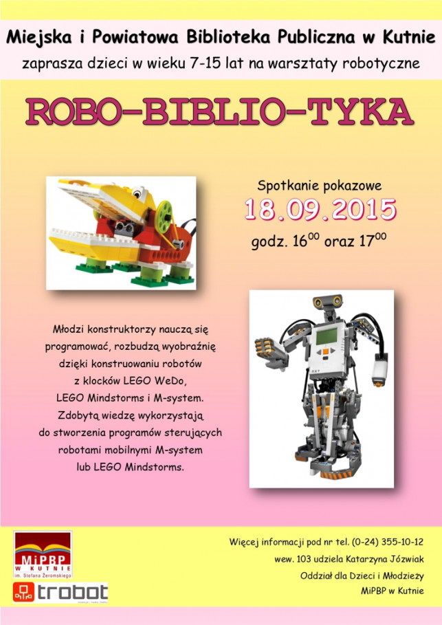 "Robo-biblio-tyka" - Zdjęcie główne