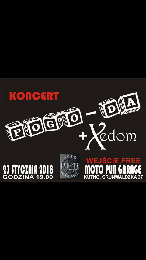 Xedom i Pogo-Da w Moto Pub Garage - Zdjęcie główne
