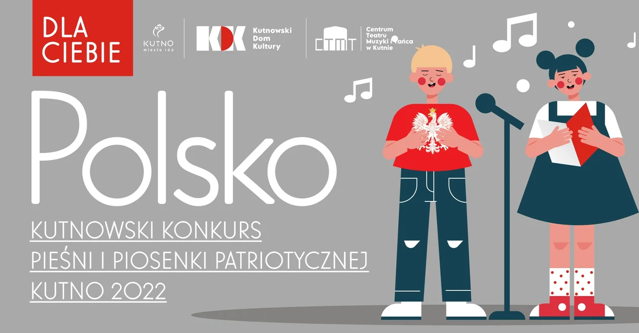 "Dla Ciebie Polsko": KDK zaprasza do udziału w konkursie piosenki patriotycznej! - Zdjęcie główne