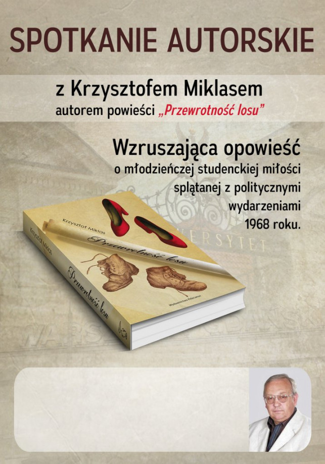 Spotkanie autorskie z Krzysztofem Miklasem w ŻDK - Zdjęcie główne