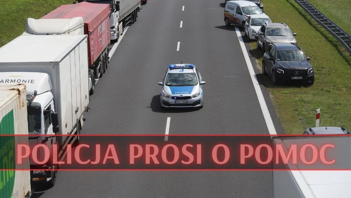 Wypadek na autostradzie. Policja prosi o pomoc - Zdjęcie główne