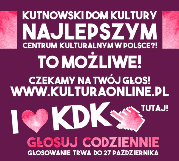 KDK najlepszym centrum kulturalnym w Polsce?! To możliwe! - Zdjęcie główne