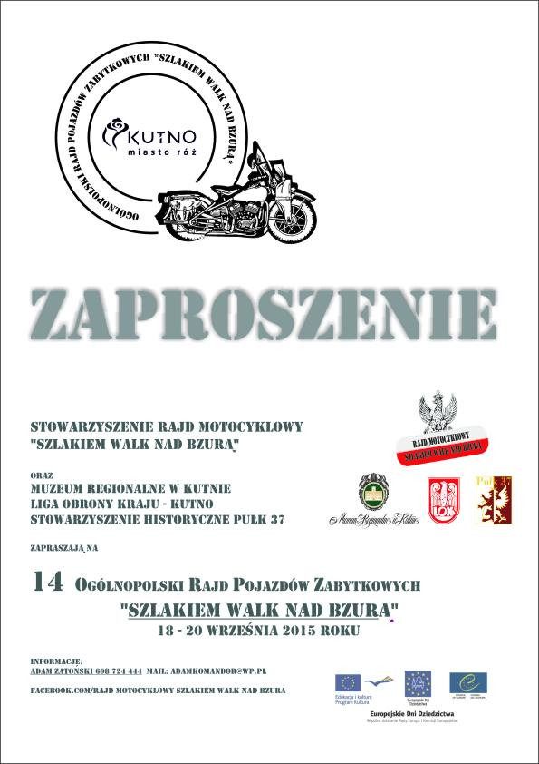 14 Ogólnopolski Rajd Pojazdów Zabytkowych "Szlakiem Walk nad Bzurą"  - Zdjęcie główne