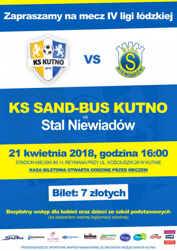 Mecz KS-u Sand Bus Kutno vs. Stal Niewiadów - Zdjęcie główne