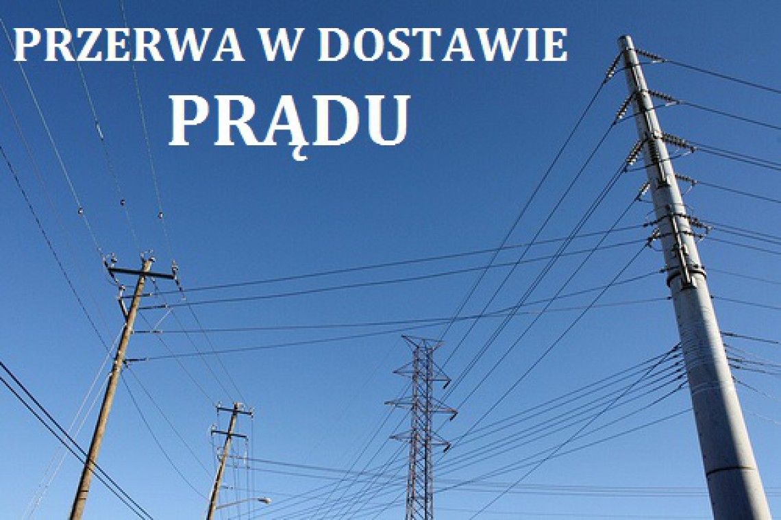  Przerwa w dostawie energii elektrycznej w gminie Grabów - Zdjęcie główne