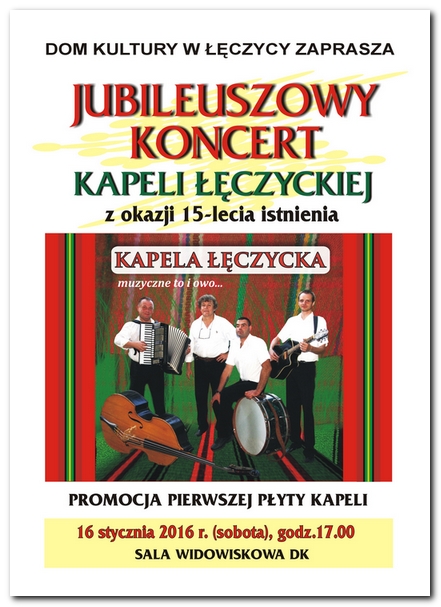 Jubileuszowy koncert Kapeli Łęczyckiej - Zdjęcie główne