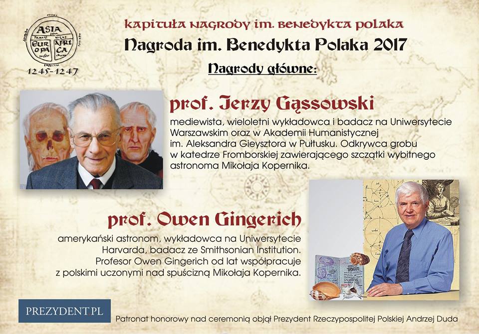 III Edycja wręczenia nagród im. Benedykta Polaka pod patronatem Prezydenta RP Andrzeja Dudy - Zdjęcie główne