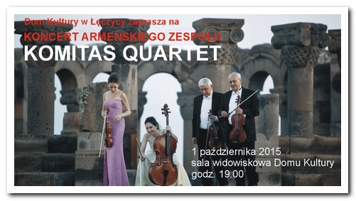 Koncert Komitas Quartet - Zdjęcie główne