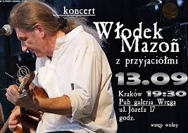Zaproszenie na koncert Włodka Mazonia - Zdjęcie główne
