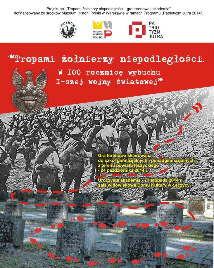 Gra terenowa "Tropami żołnierzy niepodległości. W 100 rocznicę wybuchu I-szej wojny światowej" - Zdjęcie główne