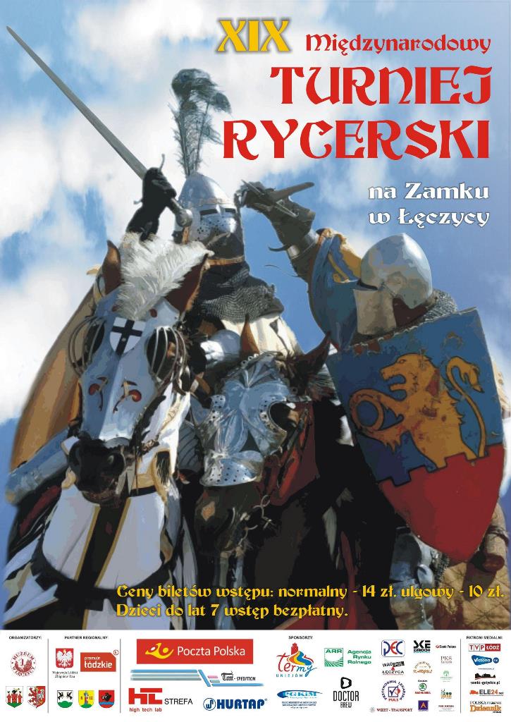 Już niedługo Międzynarodowy Turniej Rycerski na Łęczyckim zamku - Zdjęcie główne