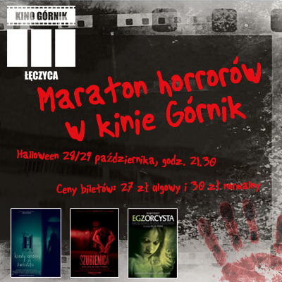 Maraton horrorów na Halloween w kinie Górnik. - Zdjęcie główne