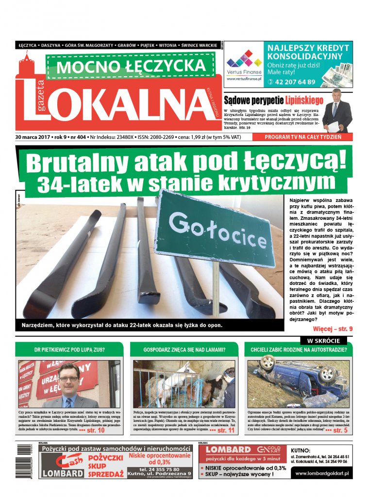 Czytaj nową Gazetę Lokalną! - Zdjęcie główne