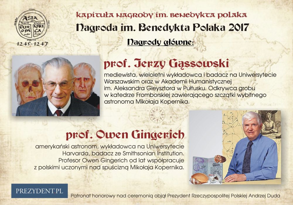 Ceremonia wręczenia nagród im. Benedykta Polaka - Zdjęcie główne