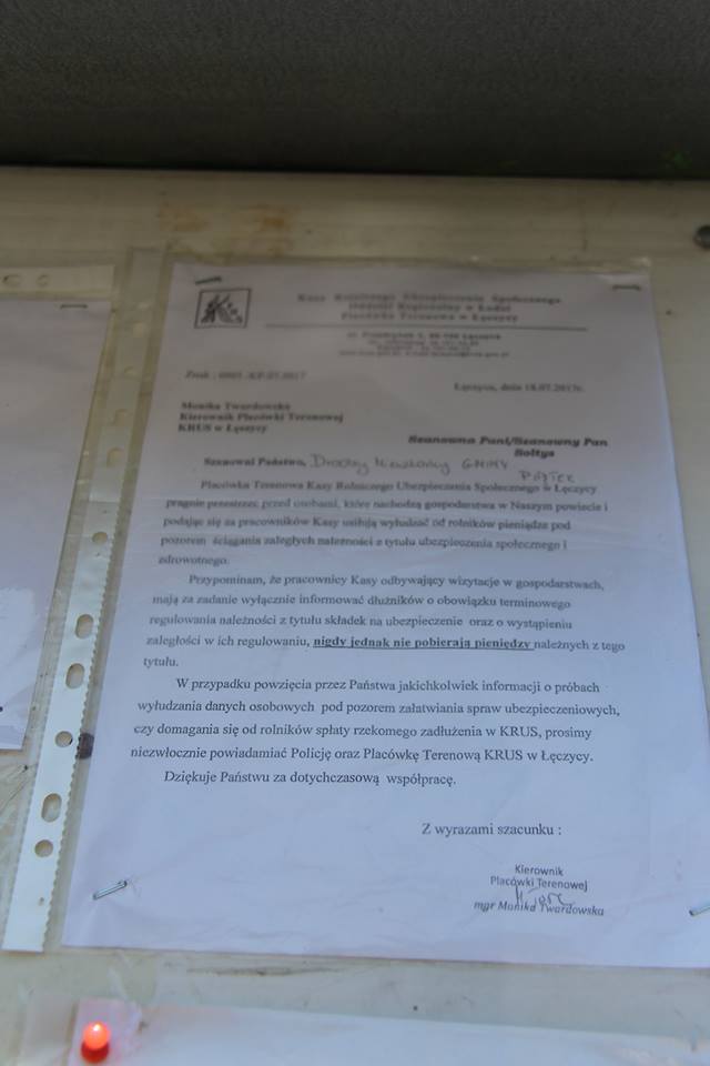 Oszukują "na KRUS" w gminie Piątek - Zdjęcie główne