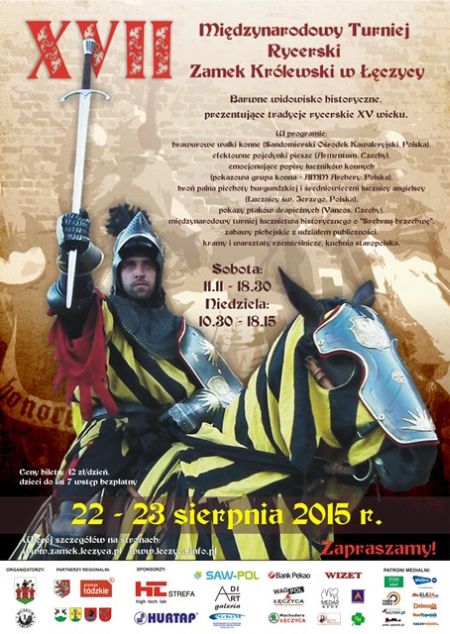 XVII Międzynarodowy Turniej Rycerski na Zamku Królewskim w Łęczycy - Zdjęcie główne