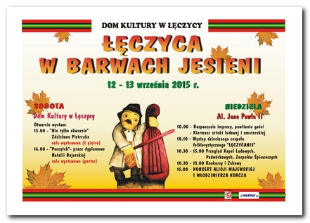 Już jutro początek imprezy Łęczyca w Barwach Jesieni - Zdjęcie główne