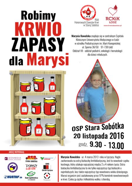 Krwiozapasy dla Marysi - Zdjęcie główne