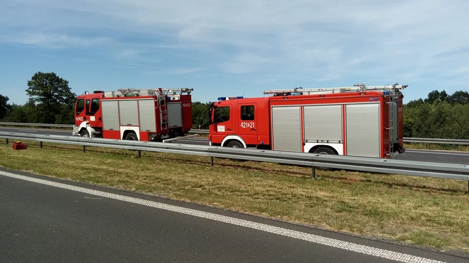 Wypadek na drodze ekspresowej pod Pabianicami. Mogą występować utrudnienia w ruchu - Zdjęcie główne