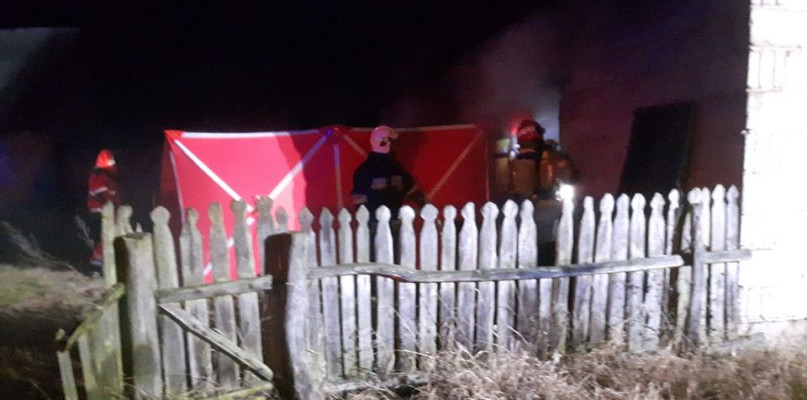 Tragedia w podpłockiej miejscowości. Mężczyzna zginął w pożarze  - Zdjęcie główne