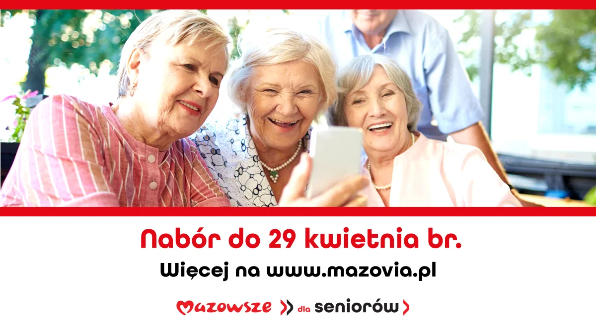 Kolejny program samorządu Mazowsza. Tym razem dla seniorów!  - Zdjęcie główne
