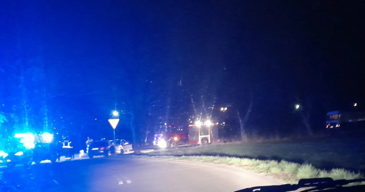 Wieczorny wypadek koło Płocka. Jedna osoba w szpitalu - Zdjęcie główne