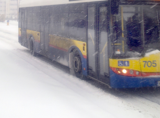 Powiat pod śniegiem,autobusy nie kursują - Zdjęcie główne