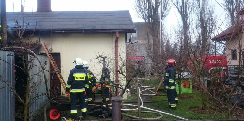 Pożar domu w Borowiczkach. Spłonęło poddasze [WIDEO] - Zdjęcie główne