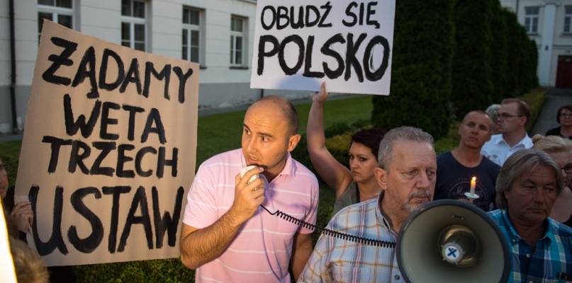 Protest przeciwko reformie sądownictwa. Tym razem liczniejszy - Zdjęcie główne