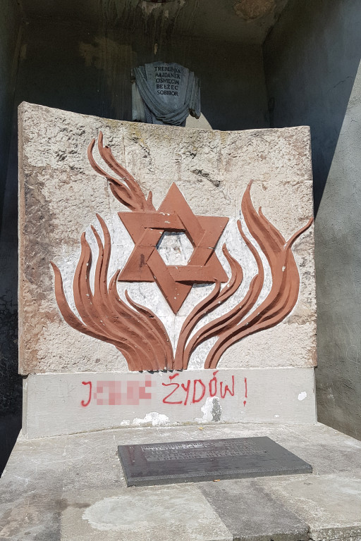 Zdewastowany cmentarz żydowski - Zdjęcie główne