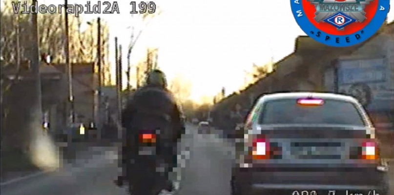 Pościg policji za pędzącym motocyklistą. 35-latek jechał ponad 200 km/h [WIDEO] - Zdjęcie główne