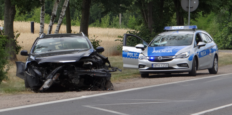 Zderzenie kilku aut na wylocie z Płocka [FOTO] - Zdjęcie główne