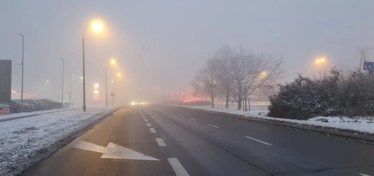 Gęsta mgła na Mazowszu i w Płocku. Widoczność na drodze znacząco spadnie - Zdjęcie główne