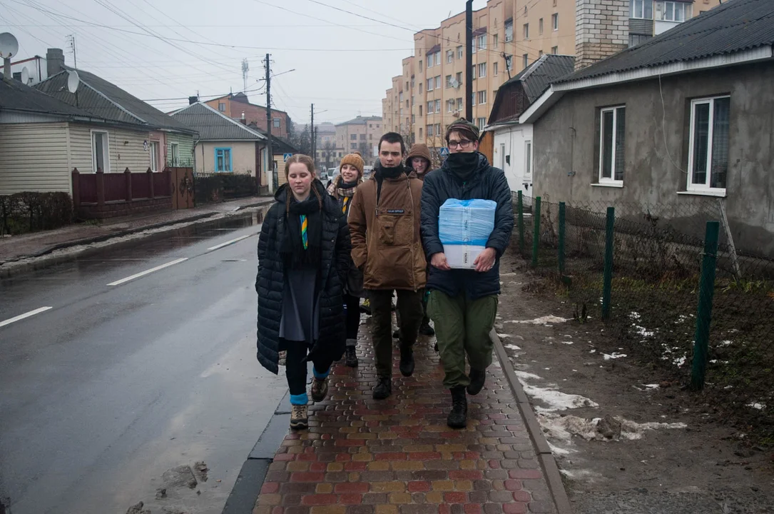 Harcerze zawieźli paczki. Wzruszające spotkania z rodakami na Ukrainie [ZDJĘCIA] - Zdjęcie główne