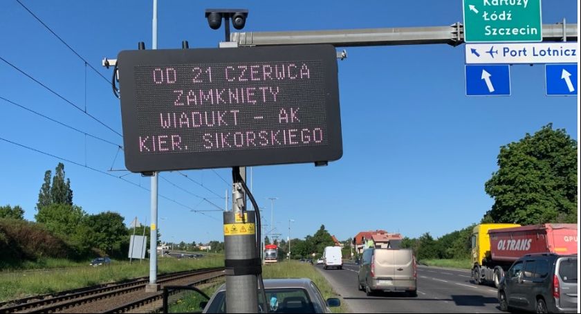 W poniedziałek zamknięcie wiaduktu w ciągu al. Sikorskiego  - Zdjęcie główne