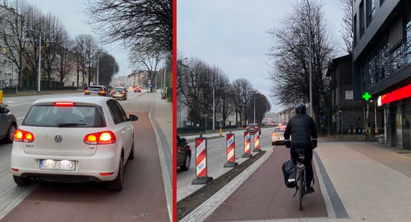 Droga rowerowa notorycznie zastawiona. Czy uda się rozwiązać problem? - Zdjęcie główne