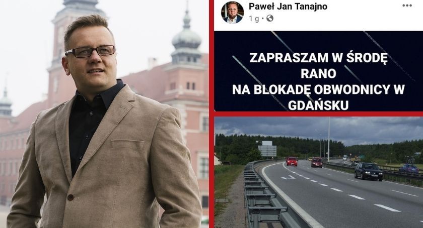 W środę protestujący zablokują obwodnicę? Paweł Tanajno zapowiada paraliż  - Zdjęcie główne