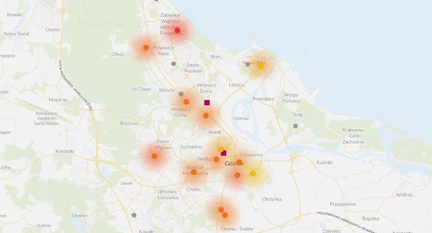 Bardzo zła jakość powietrza w Gdańsku. Wszystkie dzielnice ponad limitami - Zdjęcie główne